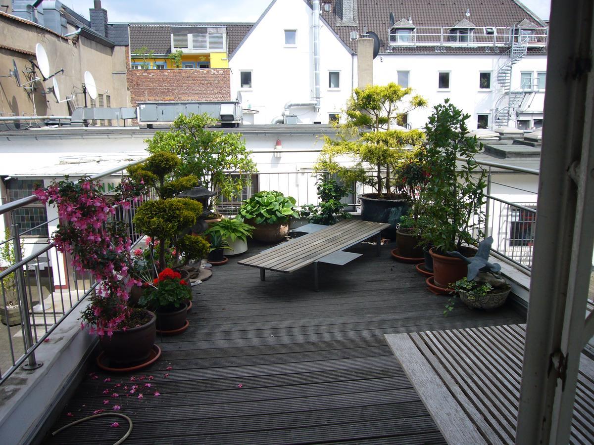 Apartement mit Dachterrasse Düsseldorf Exterior foto