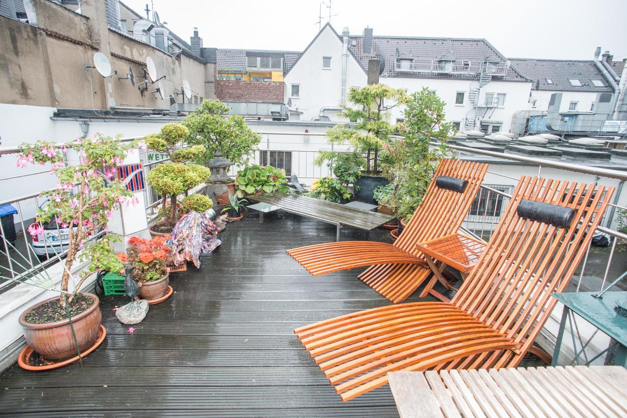 Apartement mit Dachterrasse Düsseldorf Exterior foto